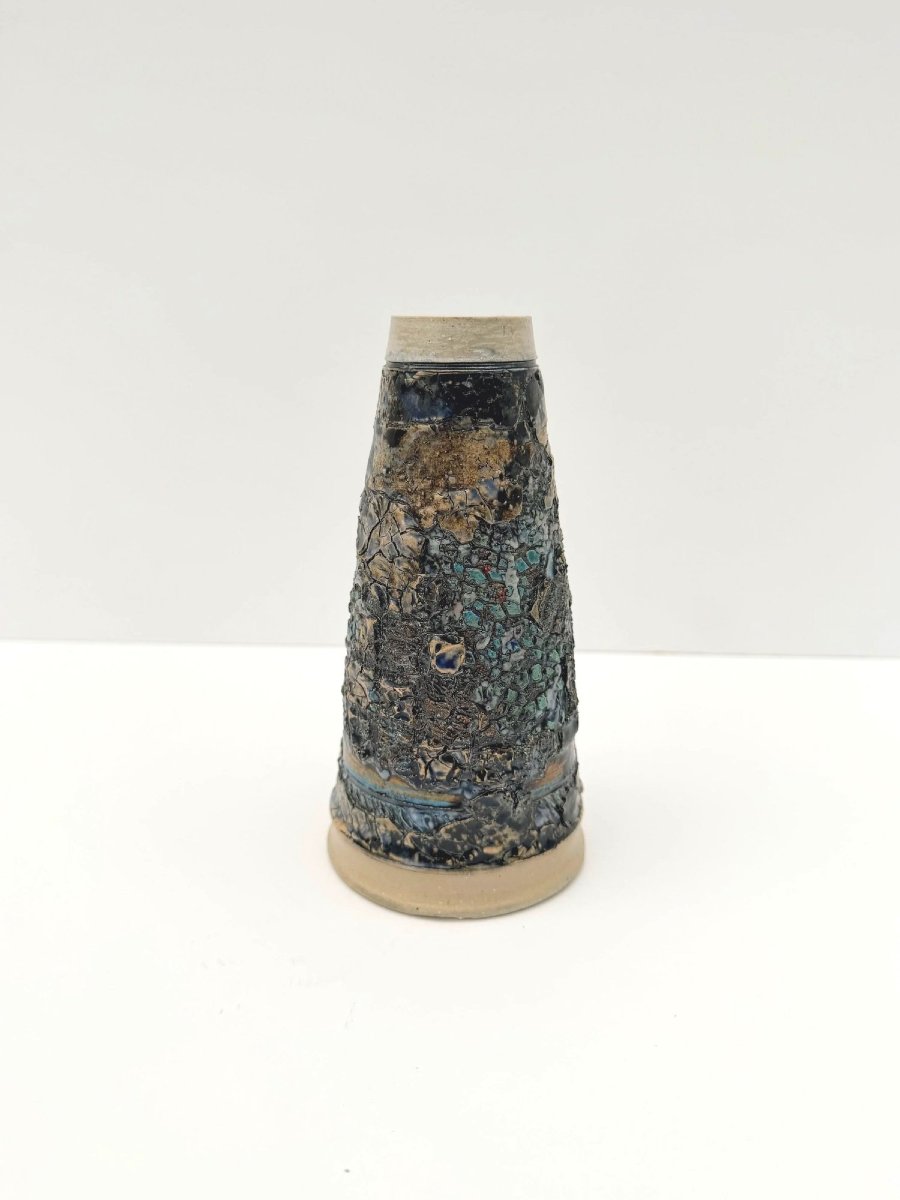 Vase de Jean Luc PIROT en céramique, France   -photo-4