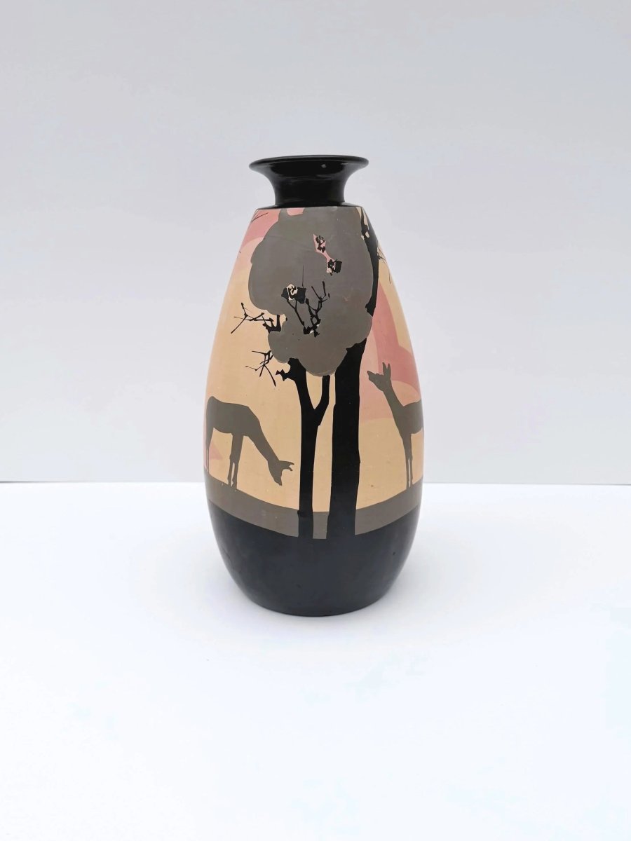 Vase de Louis GIRAUD (1896- 1985) à VALLAURIS en céramique, France 1940 