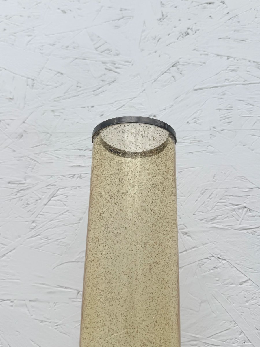 Paire d’appliques en métal et verre de Murano, 1980 -photo-1