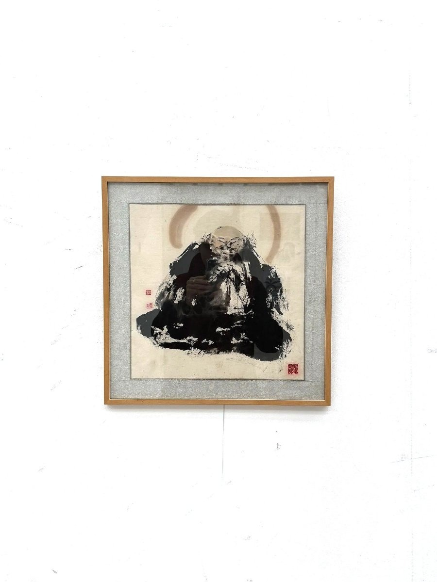 Peinture aquarelle et encre de chine sur papier, Chine XX ème  