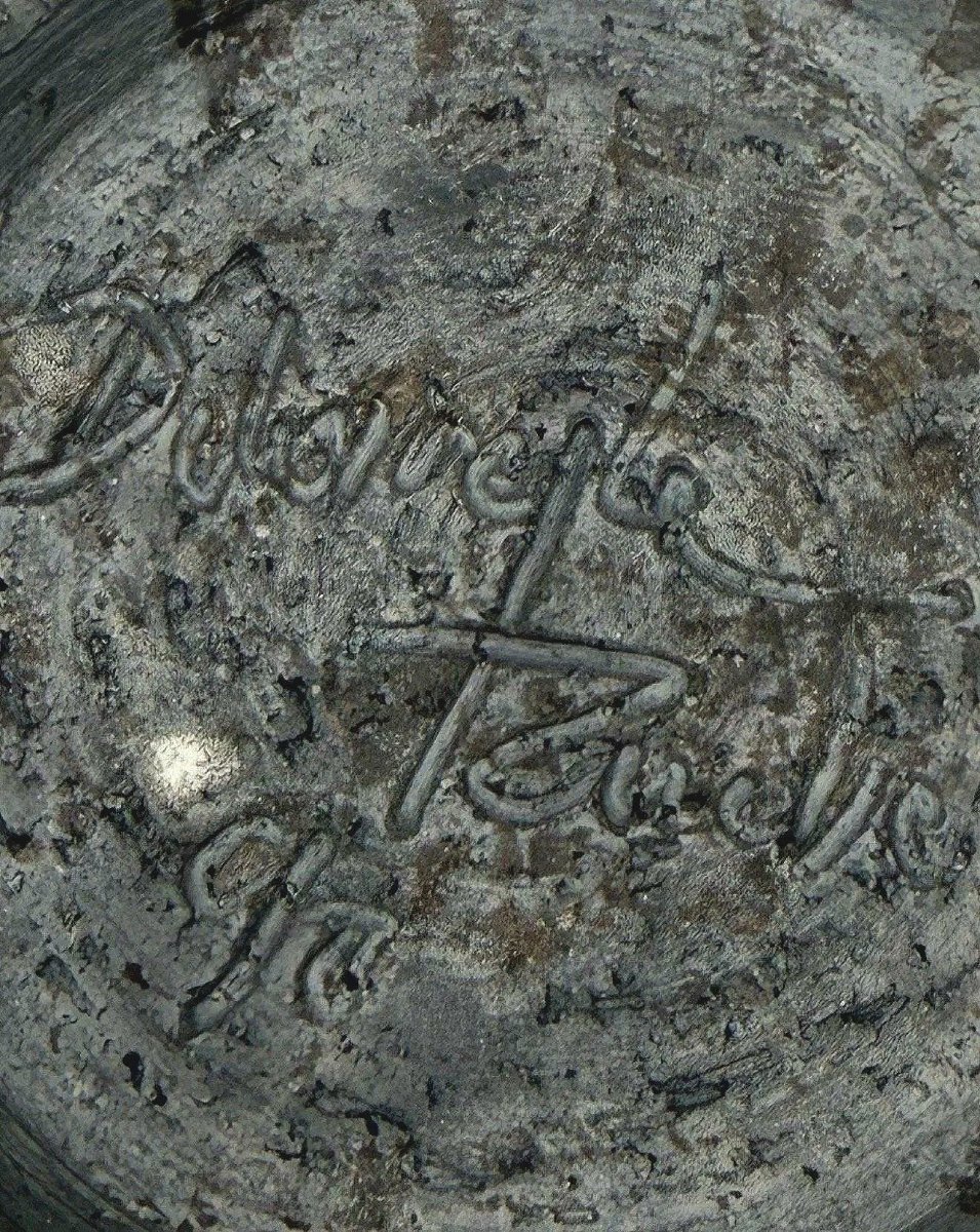 Signed Raku Ceramic Vase, 1990  -photo-2
