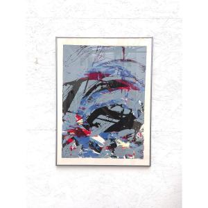 Lithographie de Bernard LARCHER 5/10, 1988