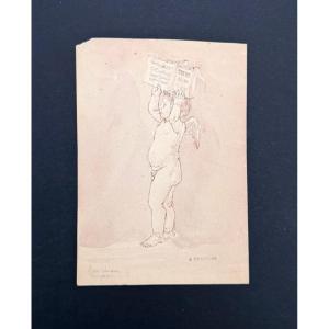 Drawing On Paper By Chartier