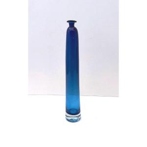 Vase de Marisa et Alain BEGOU en verre soufflé, France 1980  