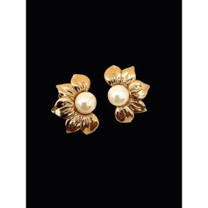 Pair Of Earrings By Nina Ricci, France 1980