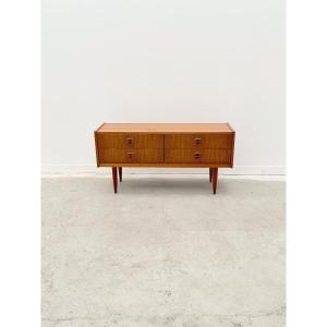 Enfilade de style Scandinave en Teck, France 1960