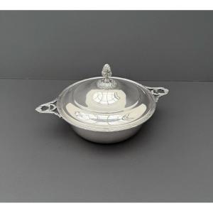 Silver-plated Metal Vegetable Dish In The Louis XVI Style  