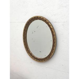 Miroir en bois doré, 1900  