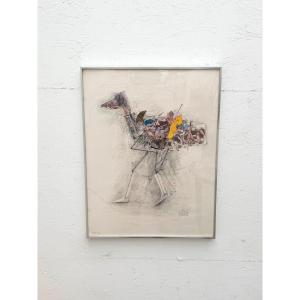 Lithograph "hen With Ears" By César Baldaccini, Known As César (1921–1998), No. 250/300  