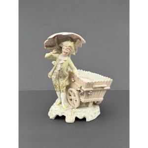 Porcelain Biscuit Figurine, France, 19th Century