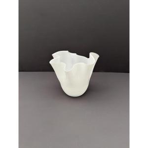 Vase "mouchoir" en verre de MURANO, Italie 1970
