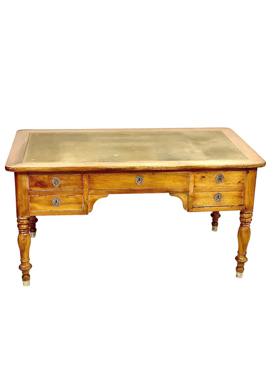 19th Century Wooden Partners' Desk-photo-2