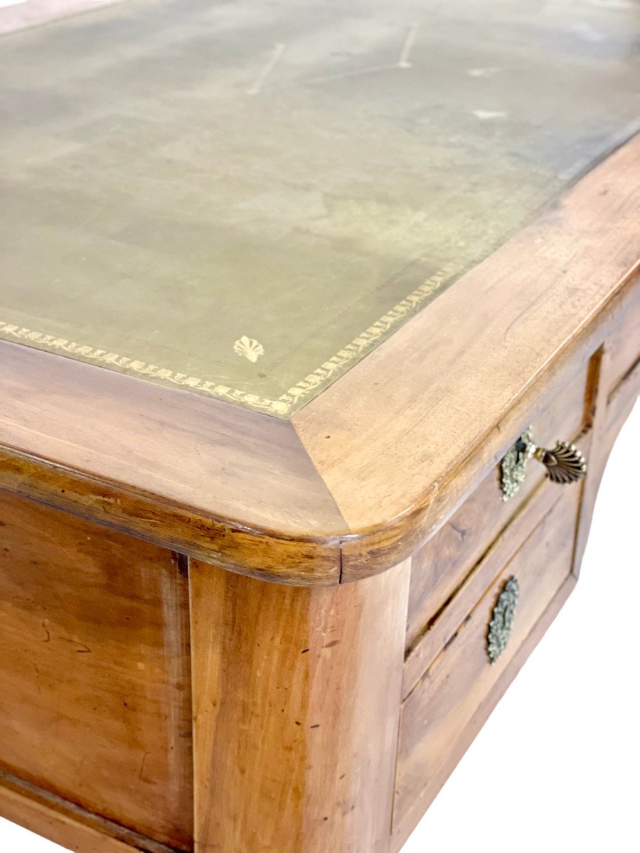 19th Century Wooden Partners' Desk-photo-3