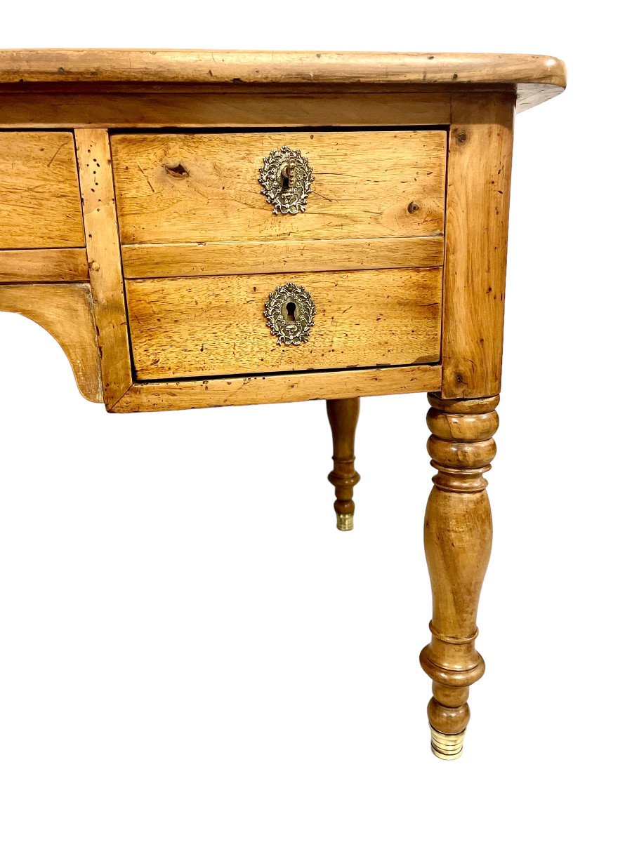 19th Century Wooden Partners' Desk-photo-5