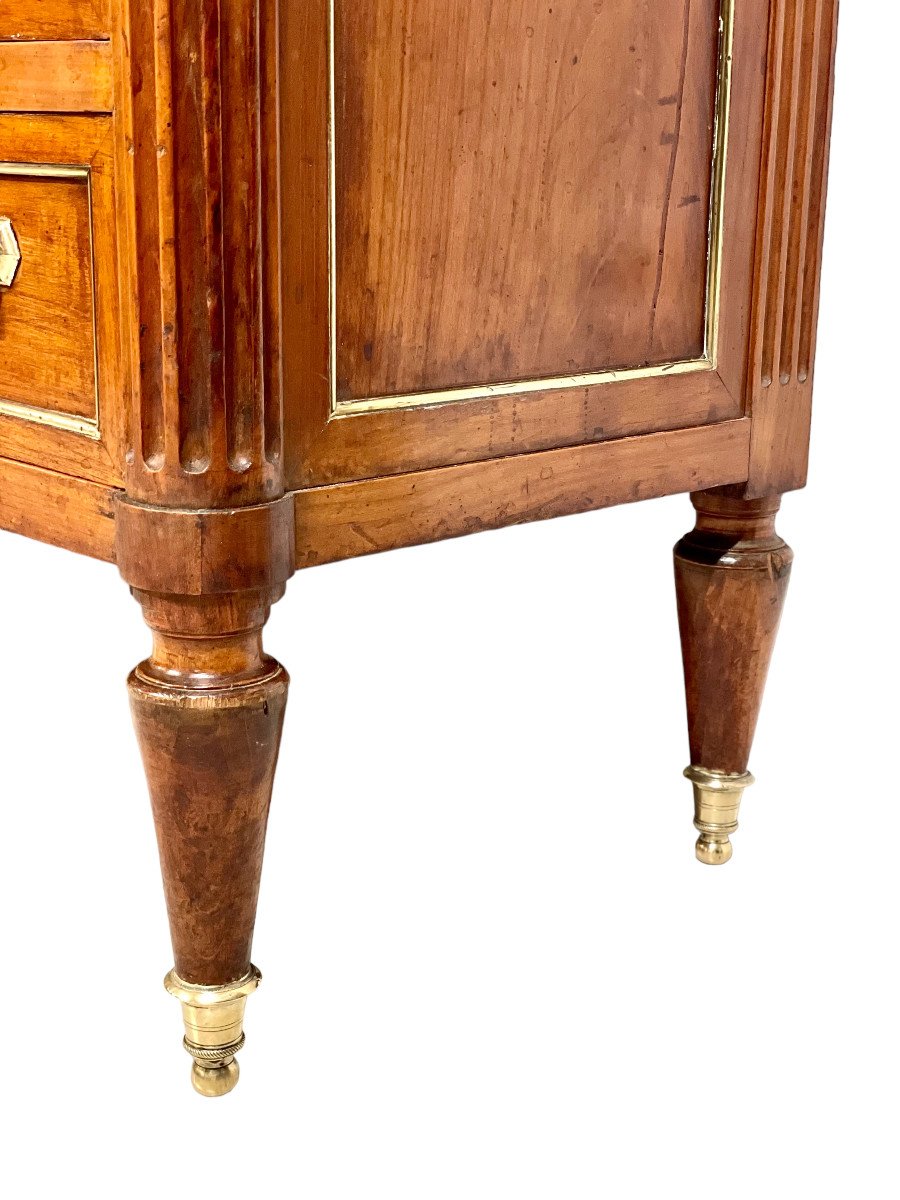  Louis XVI French Secrétaire Droit Or Drop Leaf Desk-photo-5