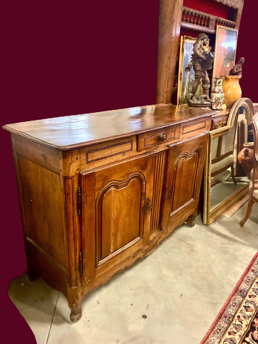 18th Century Provençal Walnut Buffet-photo-4