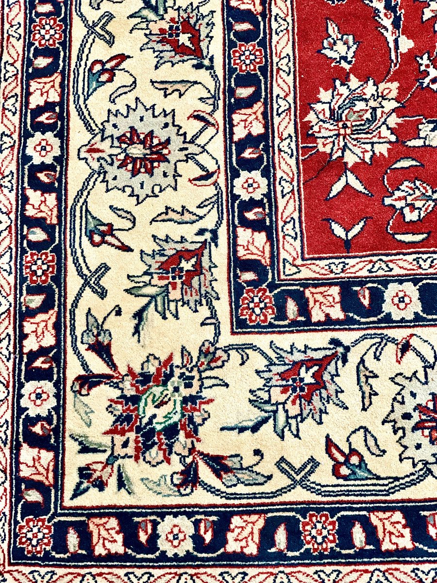 Antique Large Persian Pure Wool Rug-photo-2