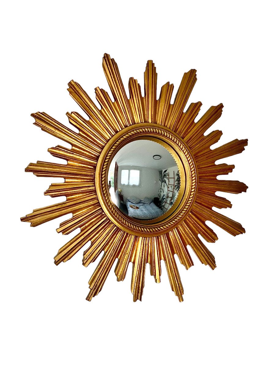 Miroir Soleil  Vintage  Convexe   