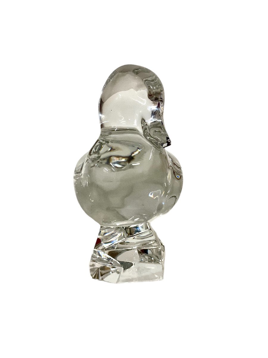 Baccarat Crystal Duck Figurine Decoration Or Paperweight-photo-4