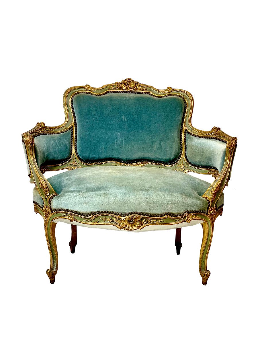 Large Marquise De Style Rocaille 