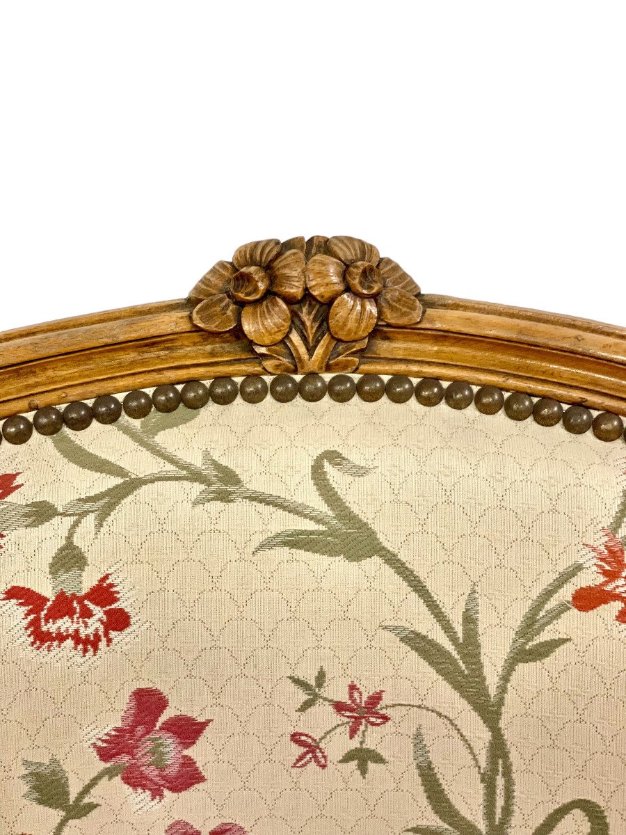 18th Century Pair Of Louis XV Period Bergère Chairs-photo-4