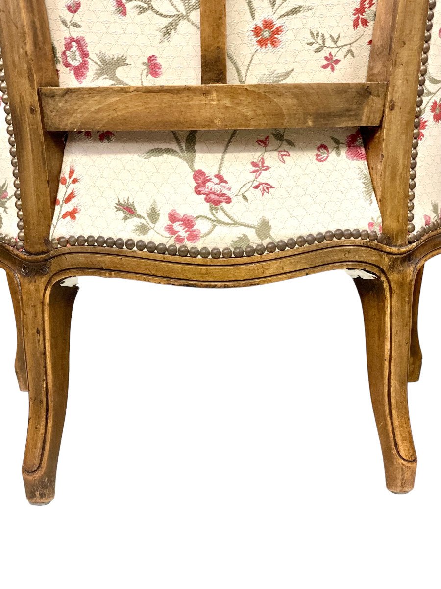 18th Century Pair Of Louis XV Period Bergère Chairs-photo-4