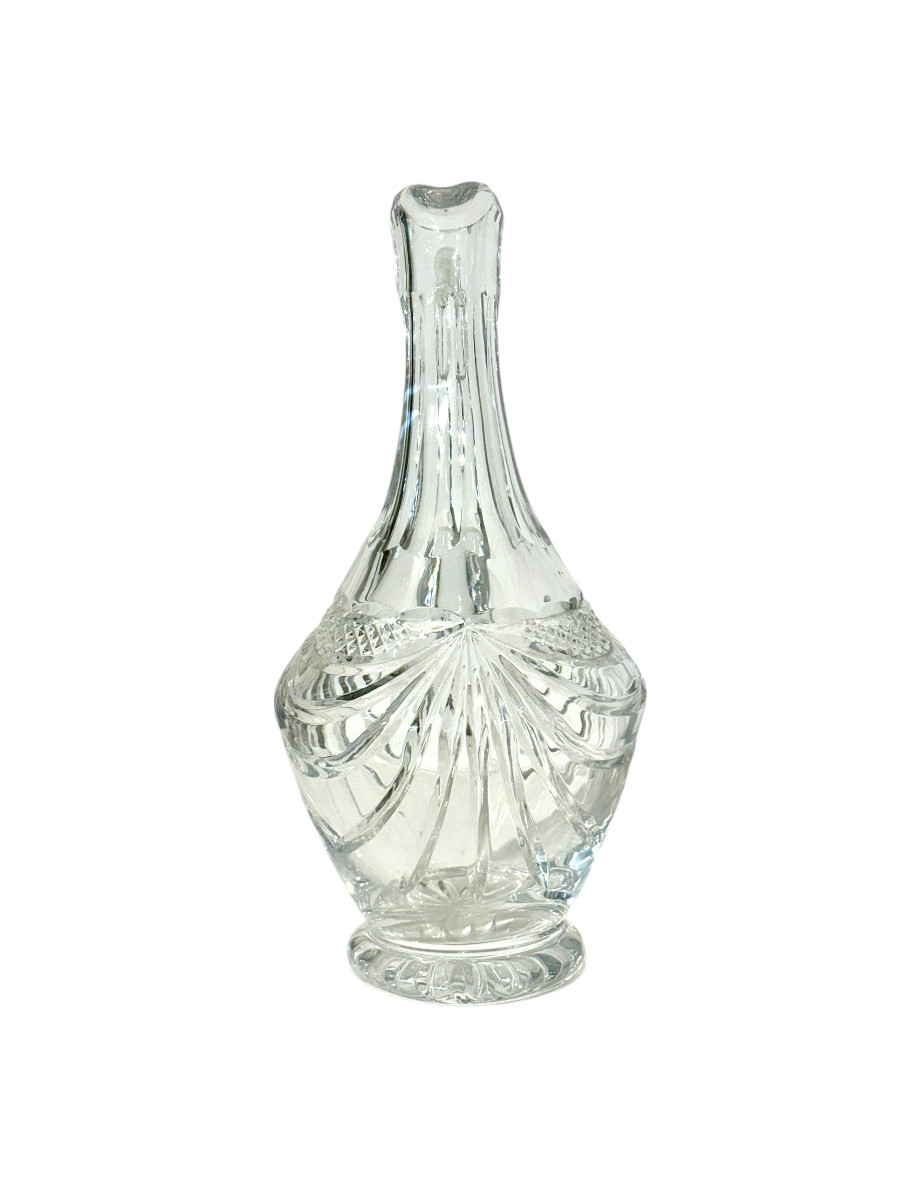Carafe ou pichet en cristal taillé de Cristalleries de Lorraine-photo-3
