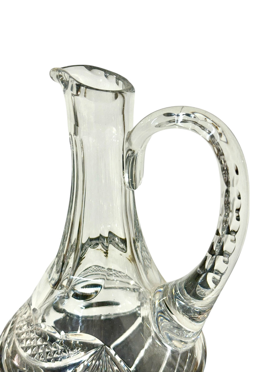 Carafe ou pichet en cristal taillé de Cristalleries de Lorraine-photo-1