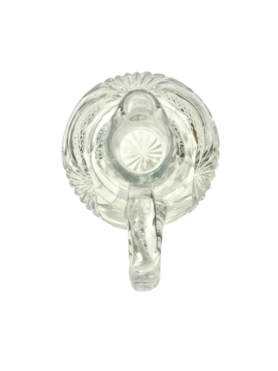 Carafe ou pichet en cristal taillé de Cristalleries de Lorraine-photo-5