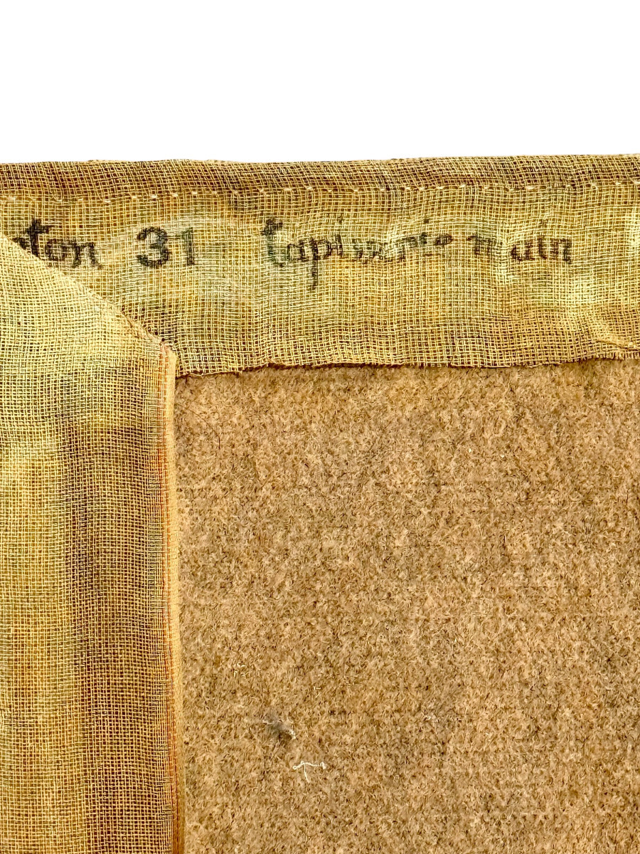 19th Century French Verdure Tapestry With Birds And Pastoral Landscape-photo-3