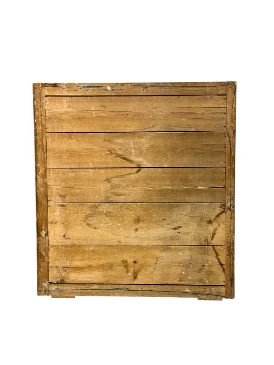Large And Rectangular Giltwood Mirror, France 19th Century-photo-4