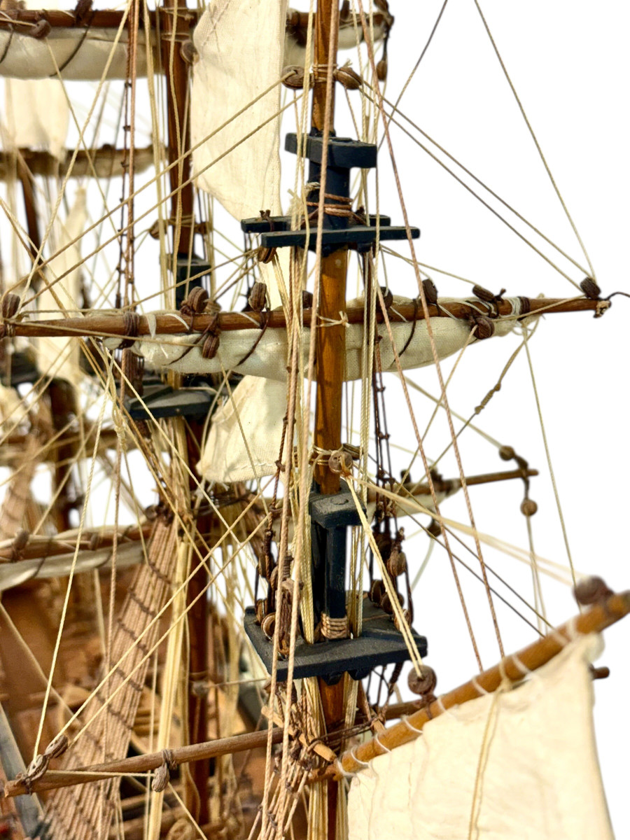 Ship Model Of Hms Victory, Mid-20th Century-photo-7