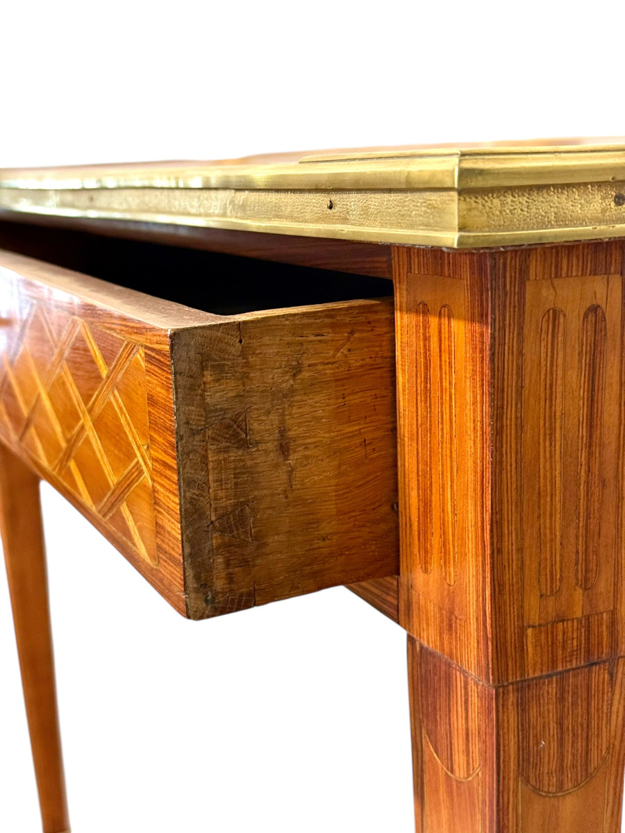 Louis XVI Writing Table With Bronze Mounts, France C. 1780-photo-4