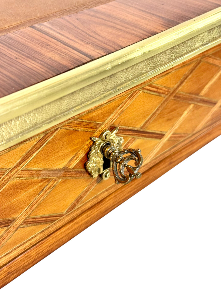 Louis XVI Writing Table With Bronze Mounts, France C. 1780-photo-4