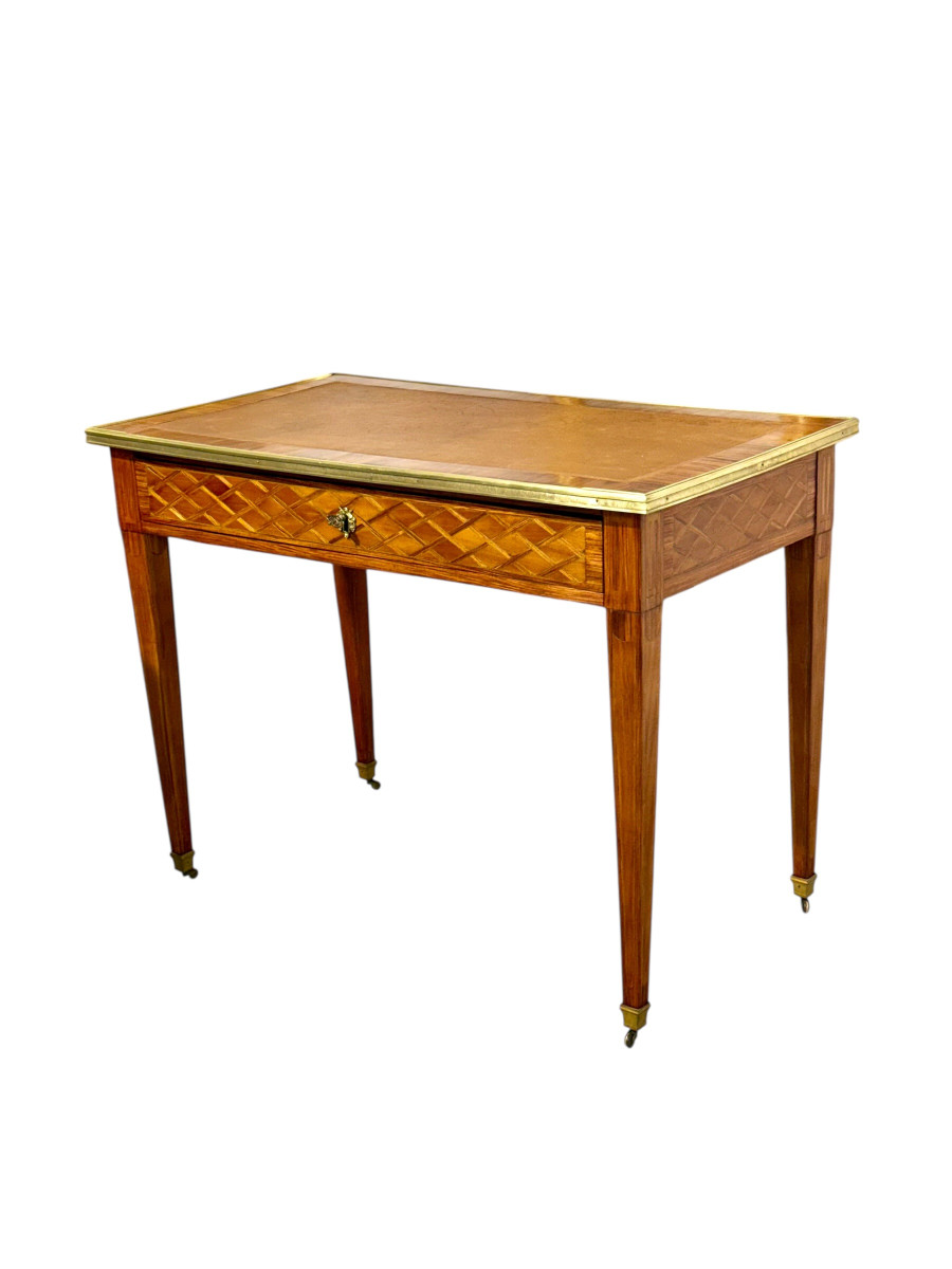 Louis XVI Writing Table With Bronze Mounts, France C. 1780-photo-8