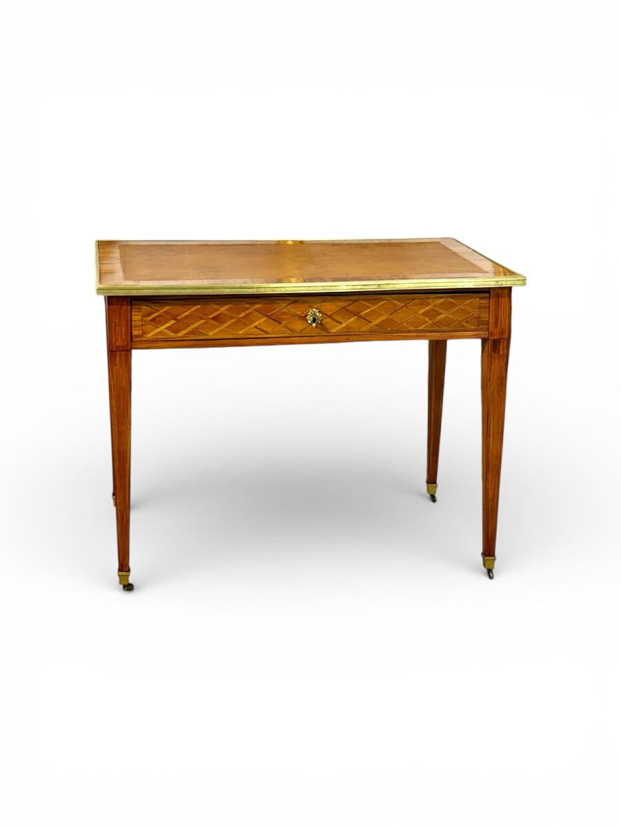 Louis XVI Writing Table With Bronze Mounts, France C. 1780