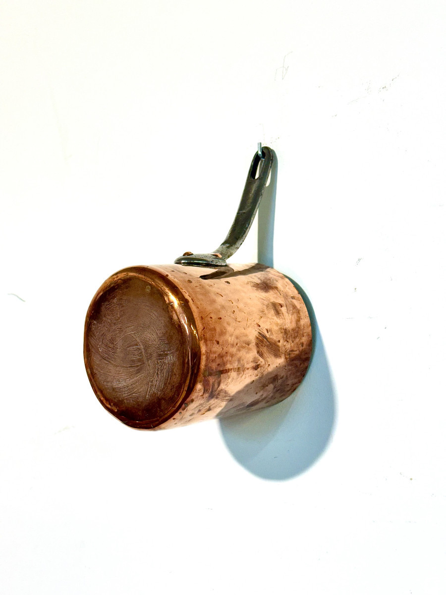 19th Century Antique French Copper Saucepan By Gaillard, Paris-photo-1