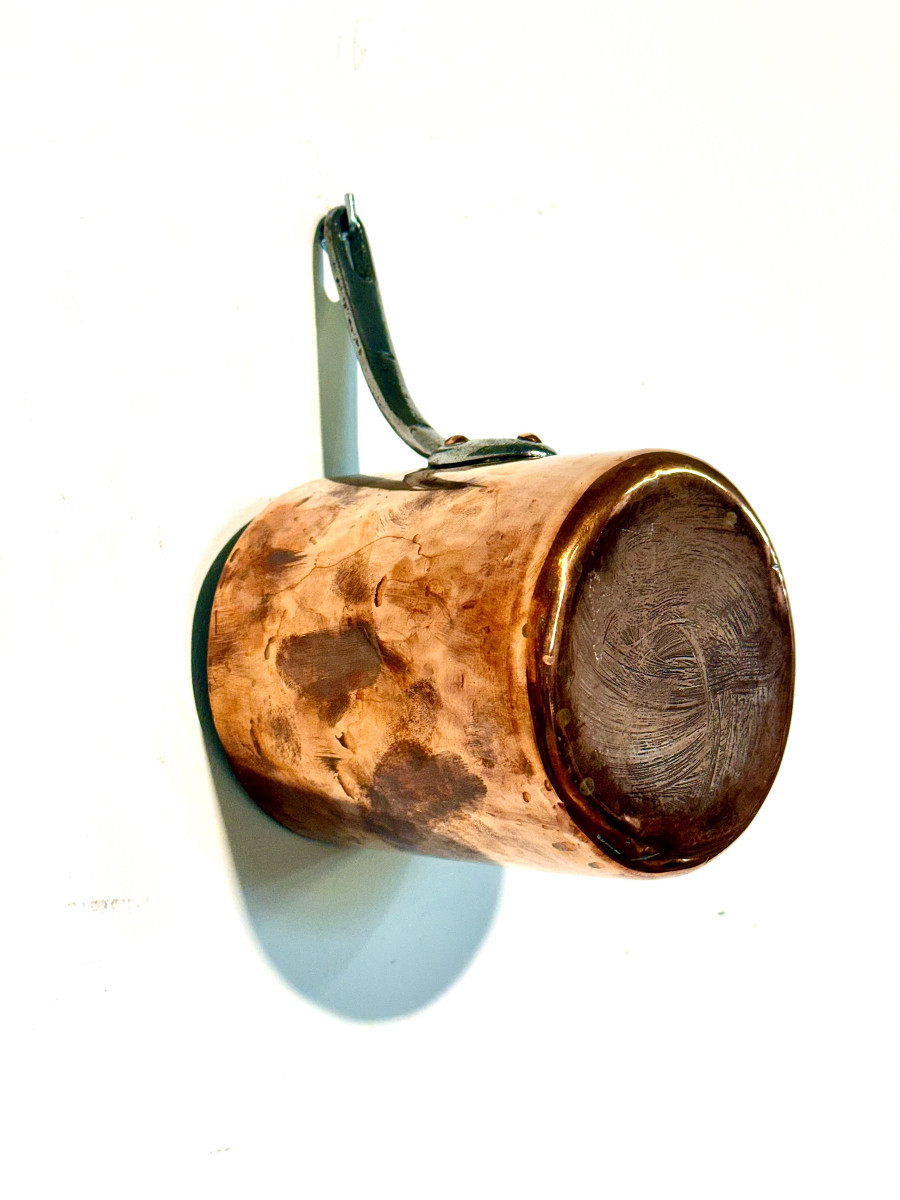 19th Century Antique French Copper Saucepan By Gaillard, Paris-photo-3