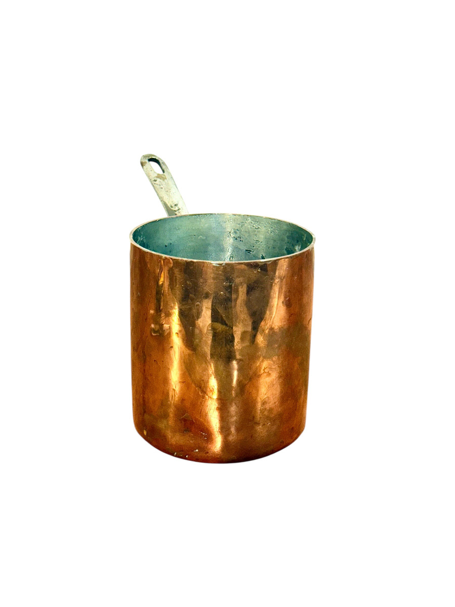 19th Century Antique French Copper Saucepan By Gaillard, Paris-photo-5