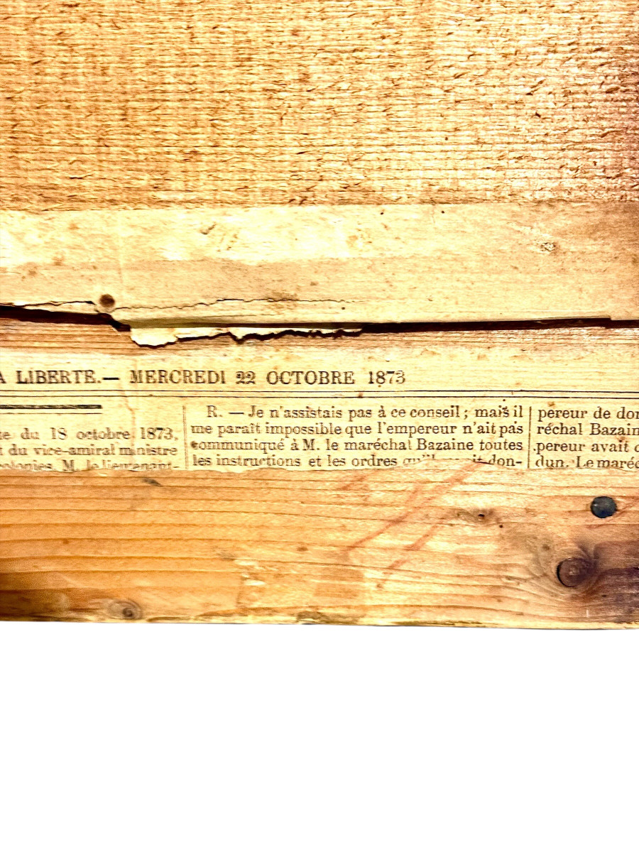 Large French Napoleon III Giltwood Mirror With Floral Carved Frame-photo-8