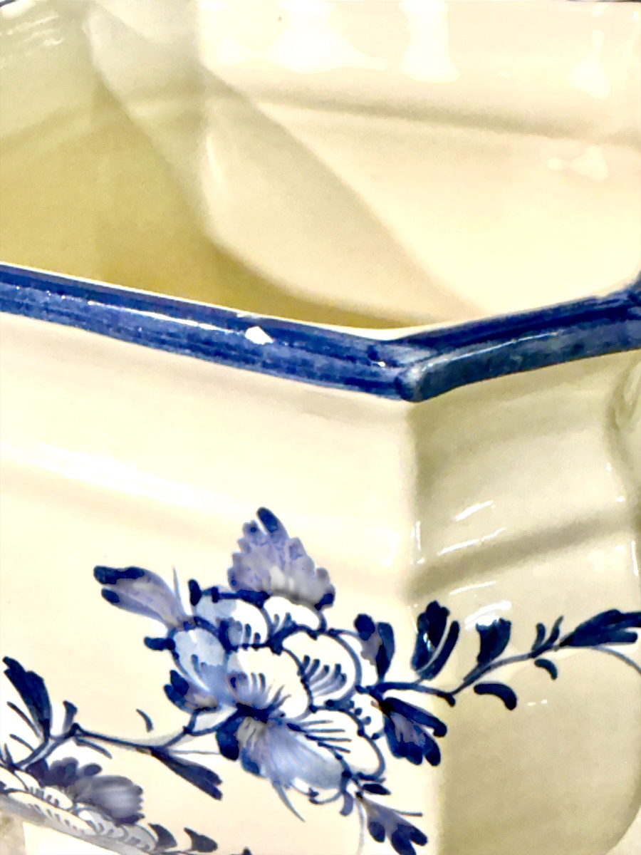 Blue And White Porcelain Jardinière, Larucci For Christian Dior-photo-1