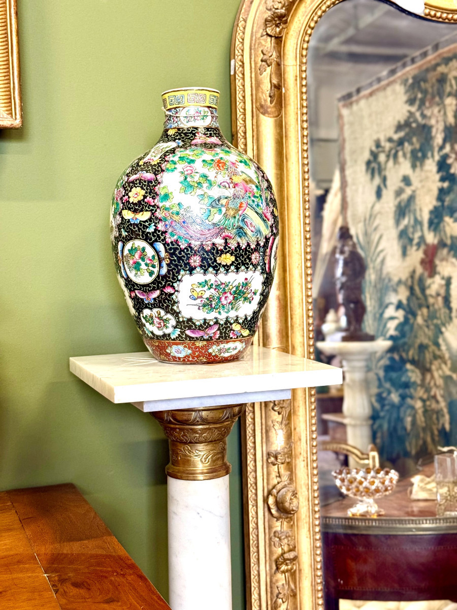 French Marble And Gilt Bronze Pedestal Column, 19th Century-photo-4