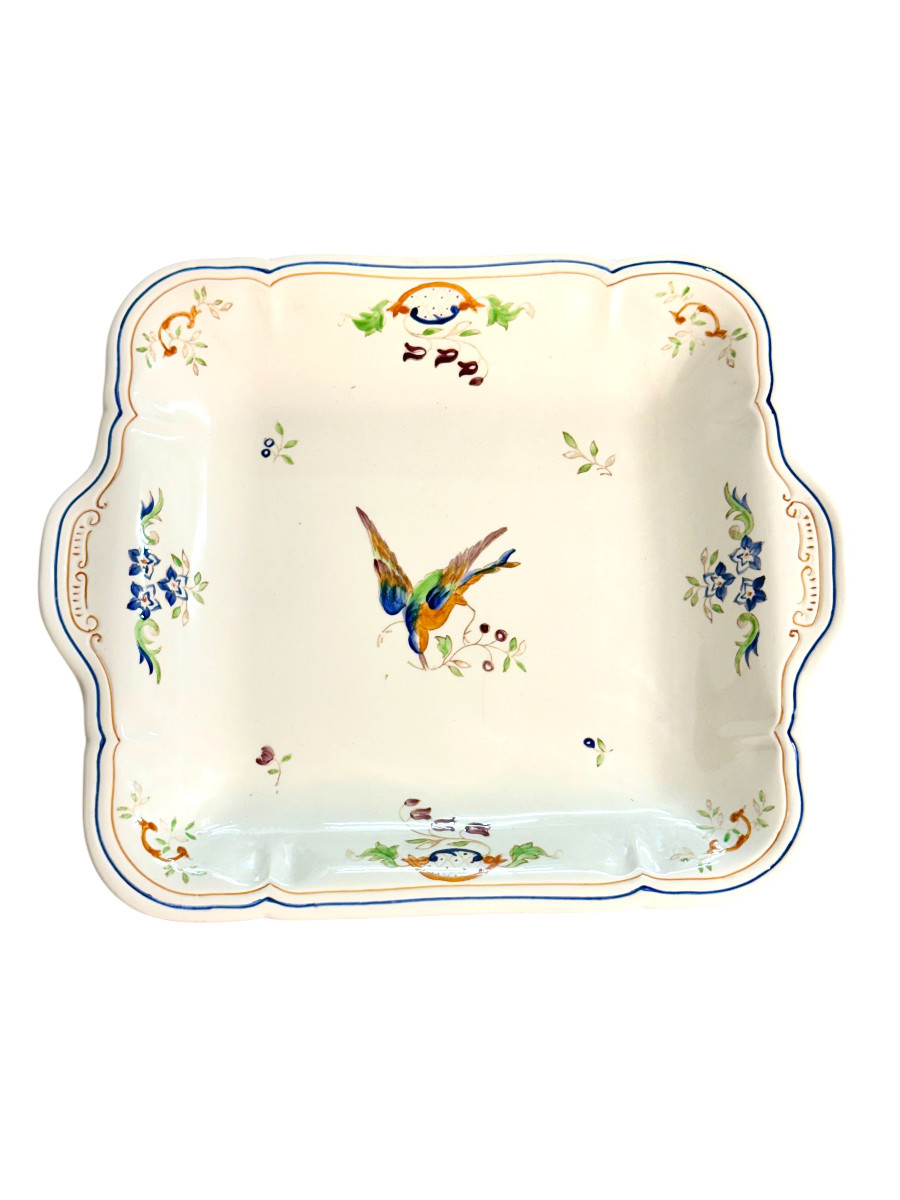 46-pieces French Faience Dinner Service, "cléry"  By Moustiers-photo-5