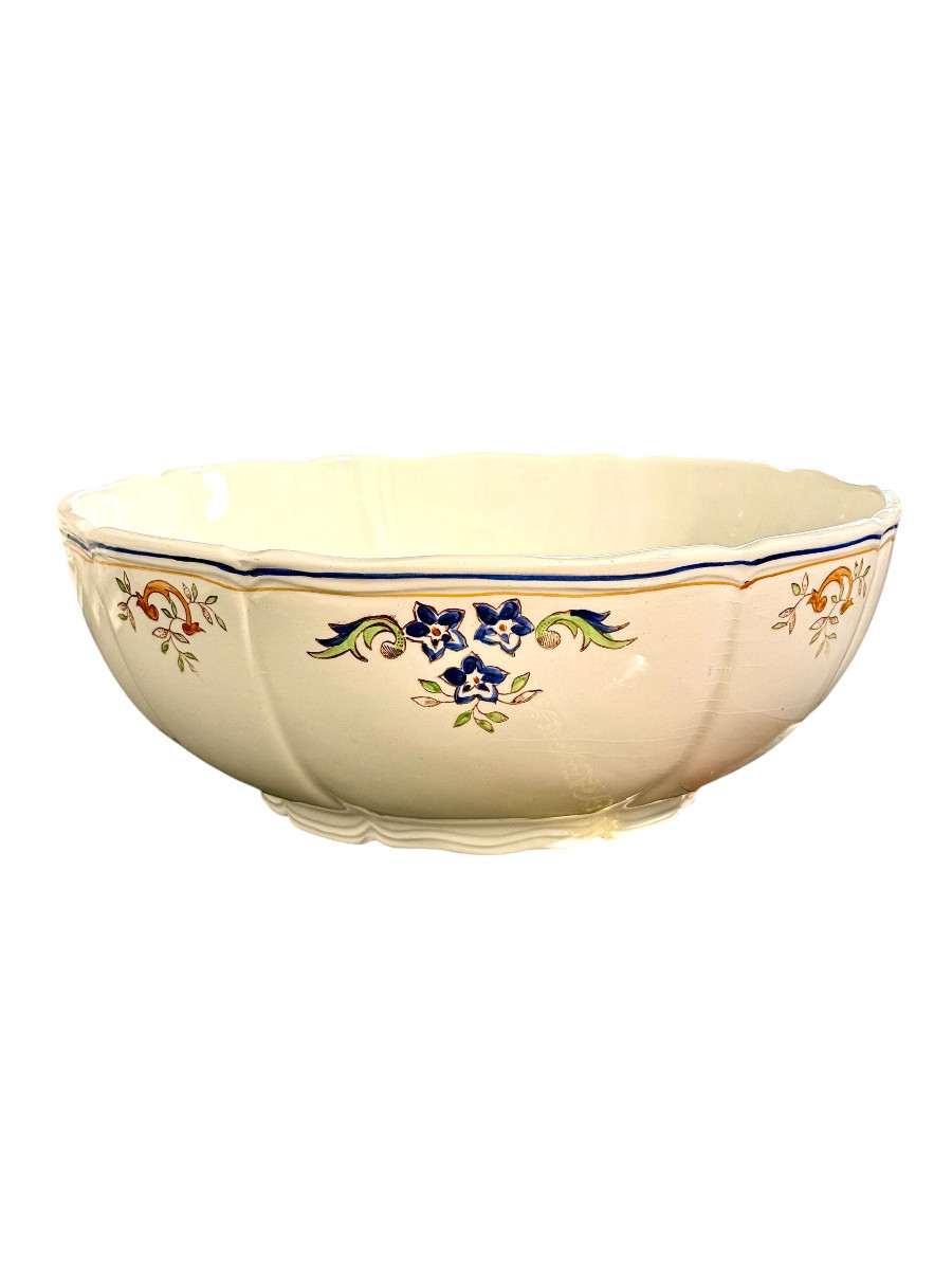 46-pieces French Faience Dinner Service, "cléry"  By Moustiers-photo-6
