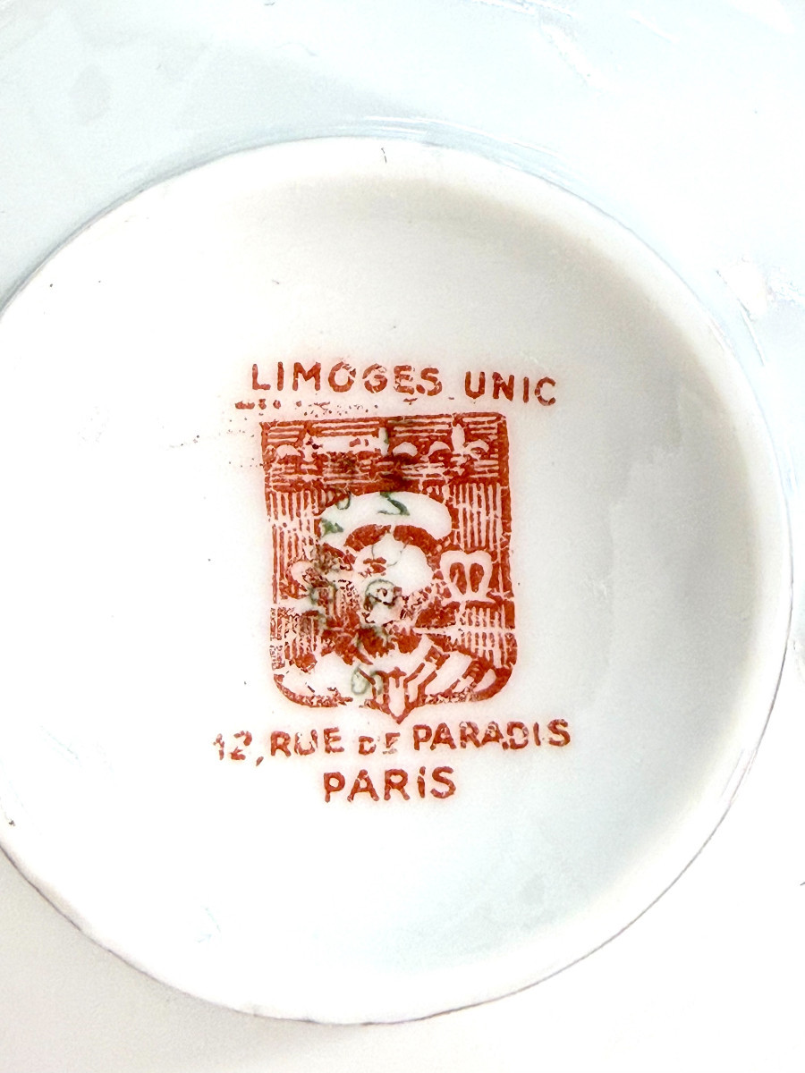 Art Deco Limoges "unic" Porcelain Tea & Coffee Service, 44 Pieces-photo-4