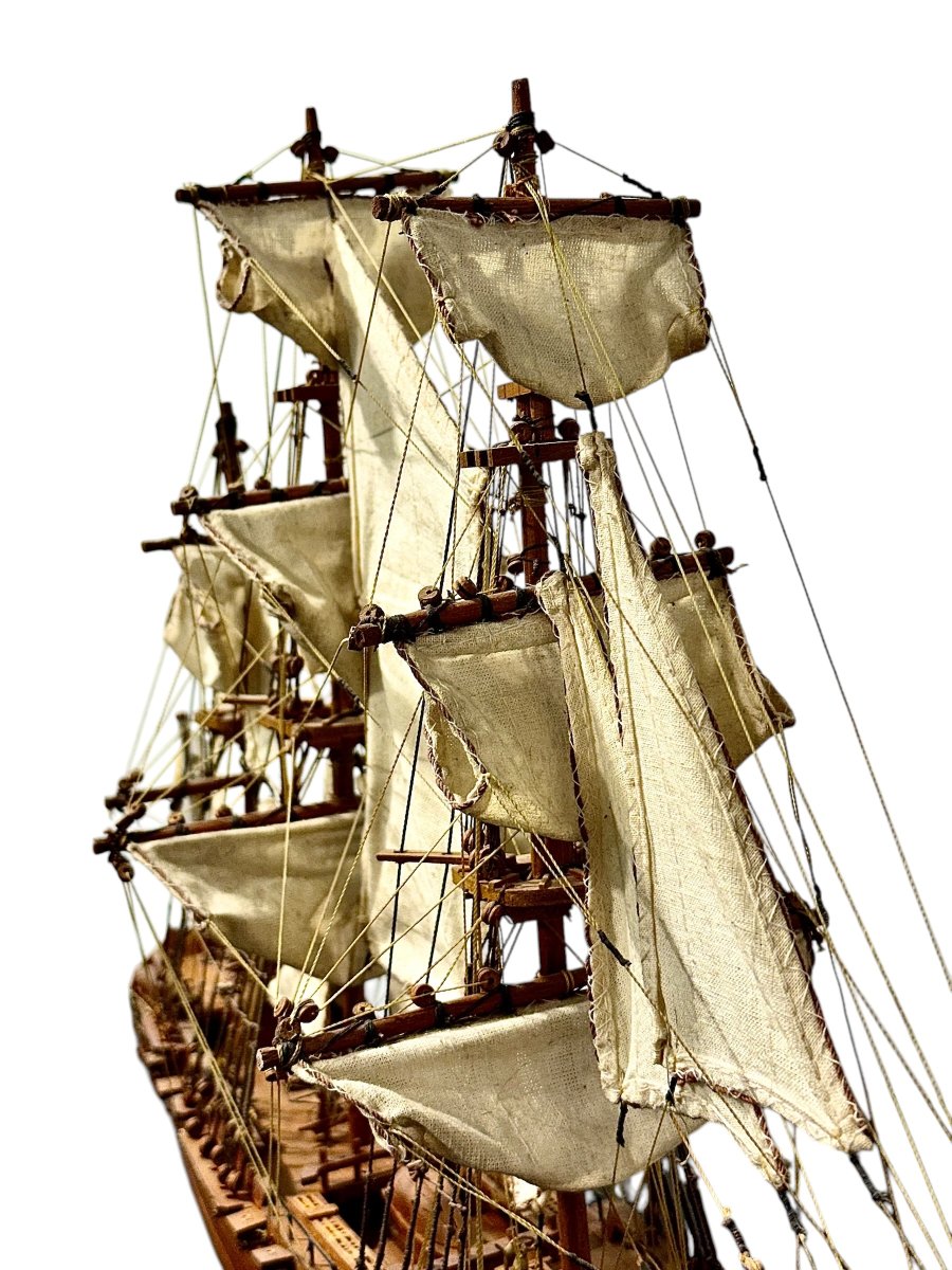 Ship Model Of The St. Géran Frigate, 1737-photo-4