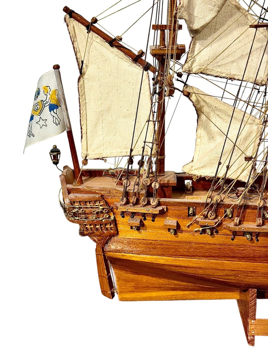 Ship Model Of The St. Géran Frigate, 1737-photo-2