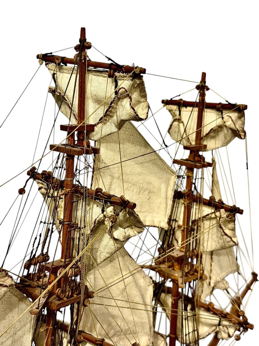 Ship Model Of The St. Géran Frigate, 1737-photo-7