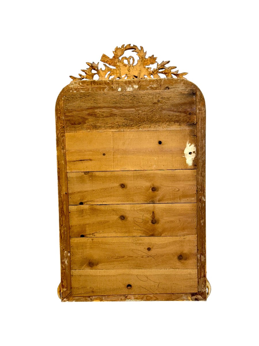 Louis Philippe Giltwood Console Mirror, France Circa 1840-photo-7