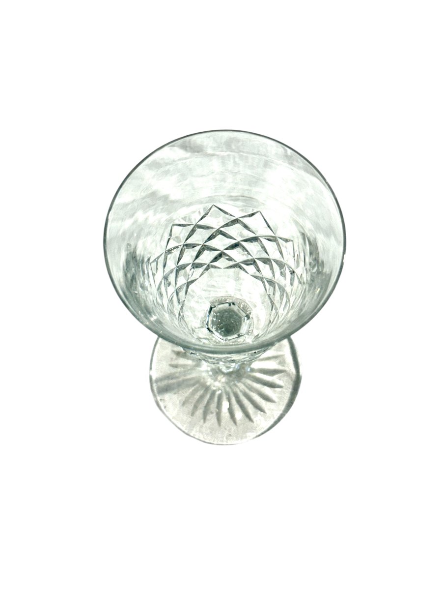Service de 8 verres en cristal taillé Baccarat Modèle « Burgos », France, XXe siècle-photo-3